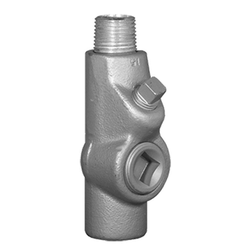 EYS316 Unilets Dust-Ignitionproof Explosionproof Raintight Conduit Sealing Fitting With Removable Male Nipple, 1 in, For Use With IMC/Threaded Rigid Metallic Conduit, Grayloy-Iron, Triple Coated
