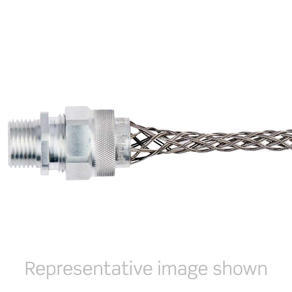 L7726-100 77 Series Deluxe Cord Strain Relief Grip, 1.13 to 1.25 in Cable Openings, Stainless Steel Wire