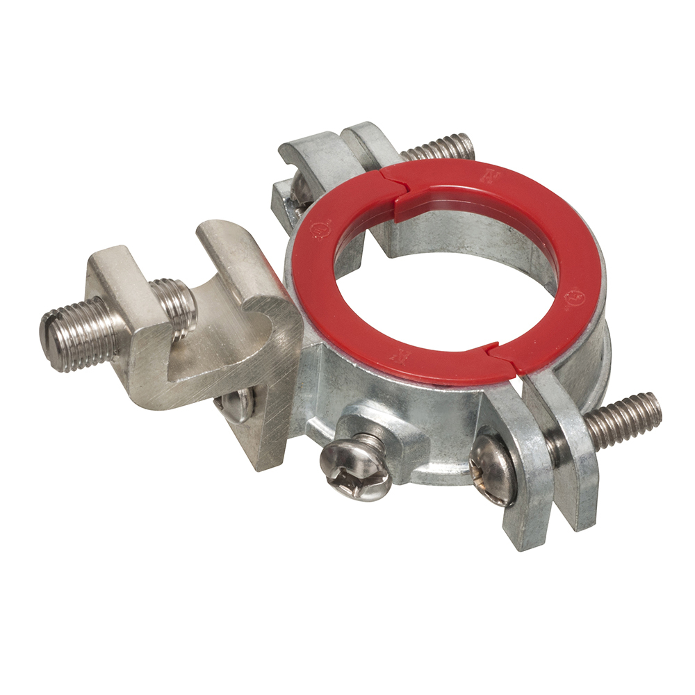 552 550 Split Ground Bushing, 1 in Trade, 14 AWG Wire Min, 4 AWG Wire Max, Die Cast Zinc