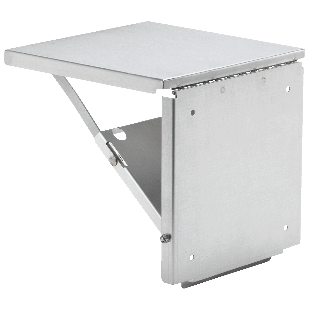 ACSHELF1212SS A80 Folding Shelf, 12.12 in H x 12 in W x 1 in D, 304 Stainless Steel