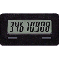 CUB7TVS0 Miniature Electronic Timer, 8 Digits, LCD Display
