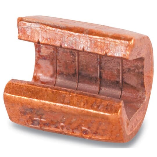 54705 Color-Keyed Standard C-Tap Compression Connector, C Shape, 1 Taps, 14 to 12 AWG Main/Run, 16 to 14 AWG Tap, Copper