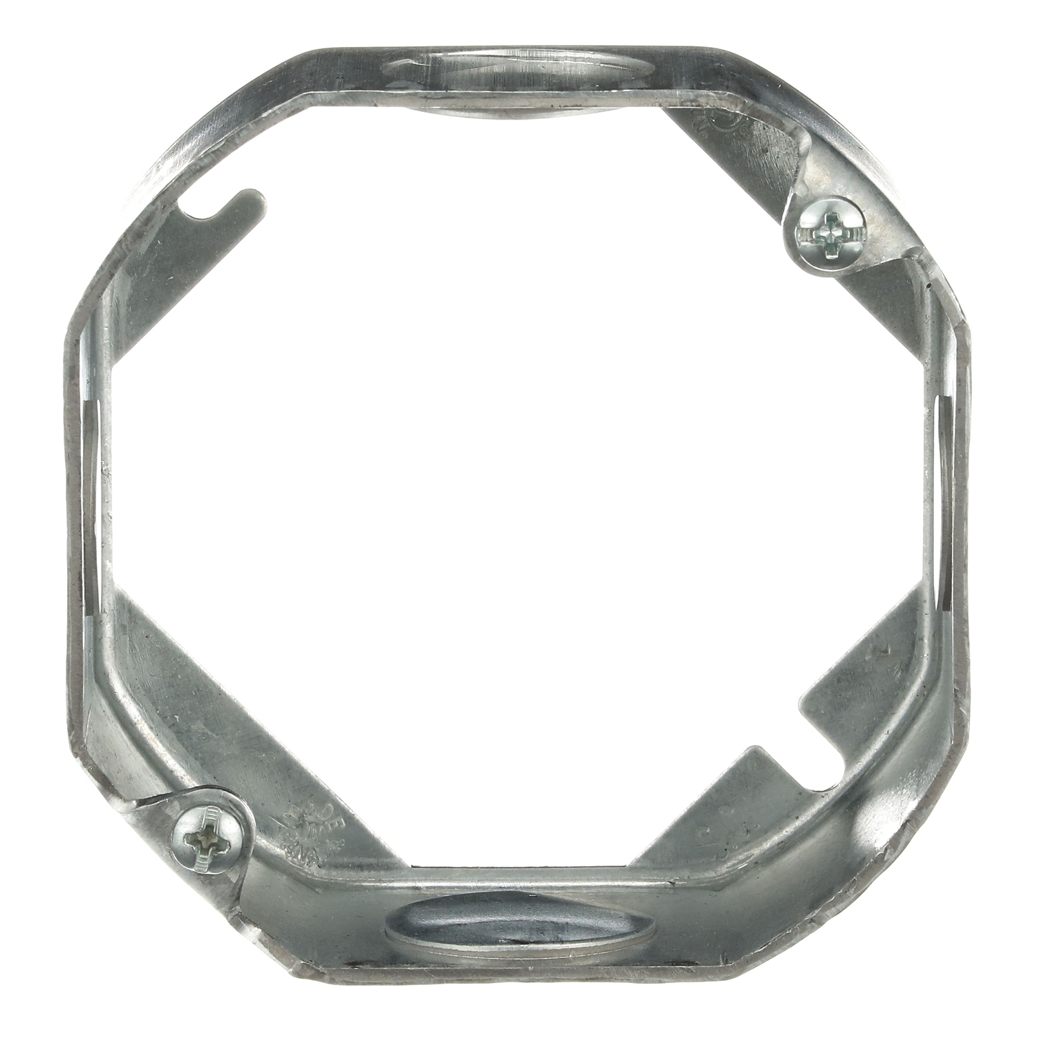 55151-1/2-3/4 Steel City 1-Outlet Drawn Style Extension Ring, 4 in L x 4 in W x 1-1/2 in D, Steel