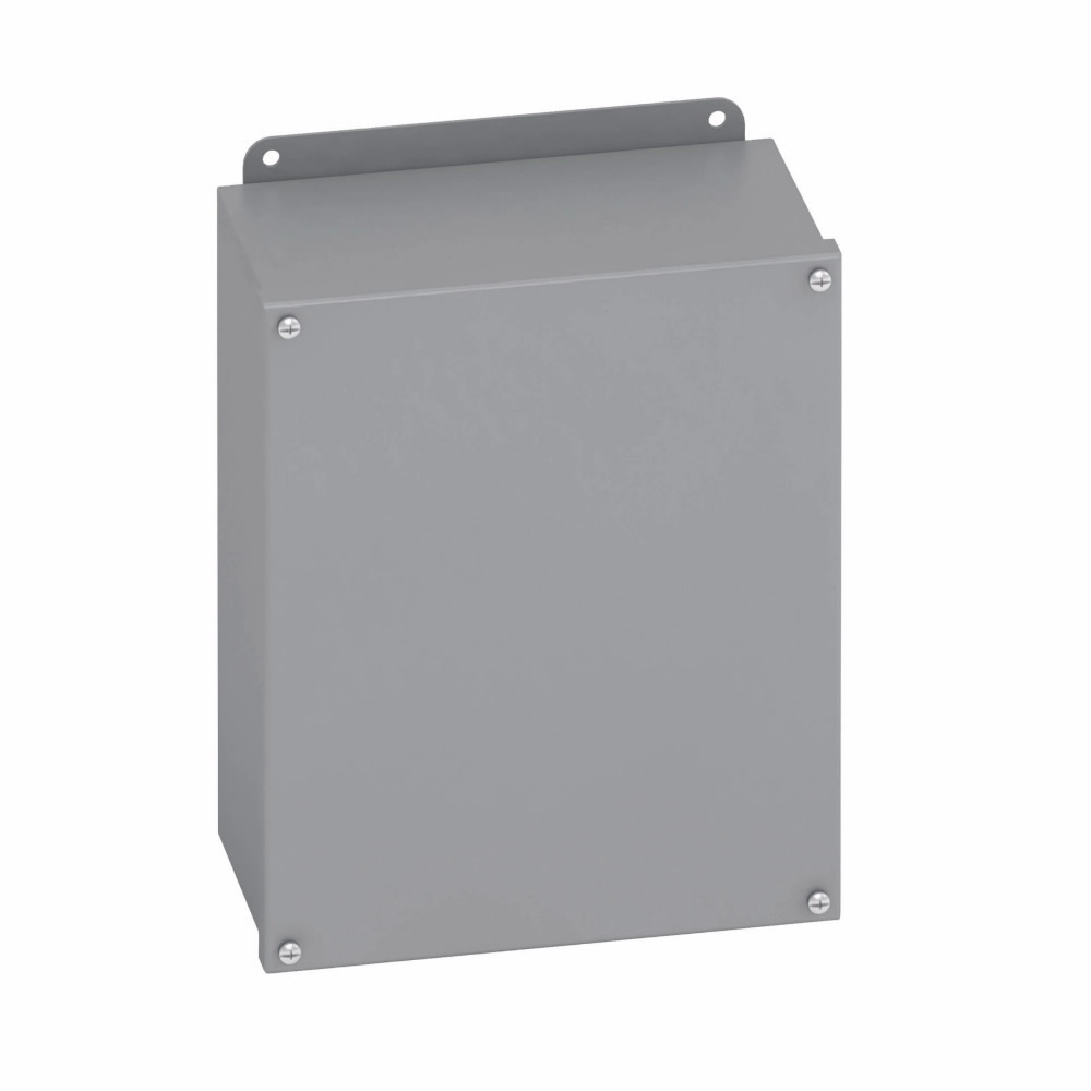 643-12SC JIC Enclosure, 4 in W x 3 in D x 6 in H, NEMA 12/IP65 NEMA Rating, Carbon Steel