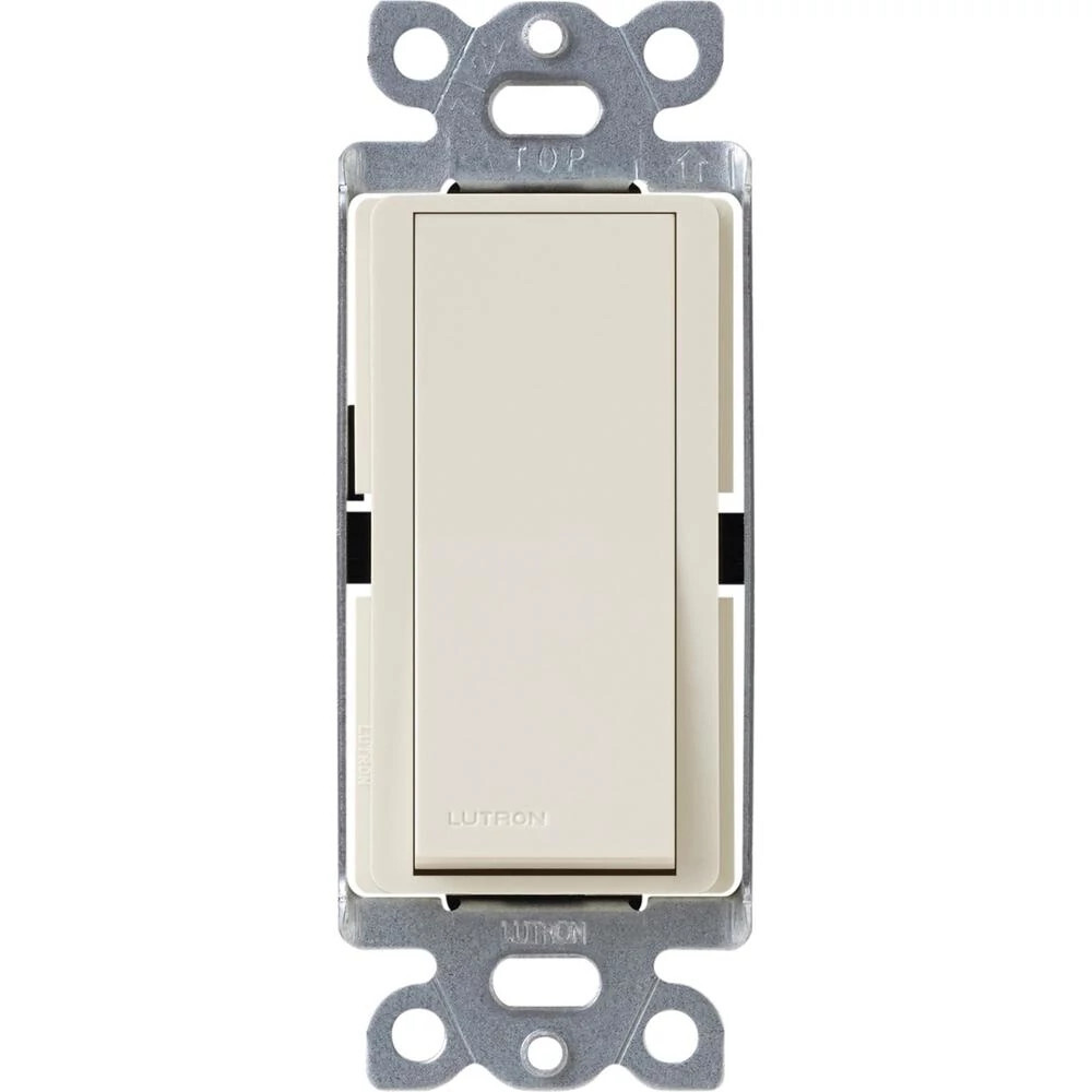 CA-4PSNL-LA Claro On/Off Rocker Switch with Locator Light, 4-Way, 15 Amp, Gloss, Light Almond
