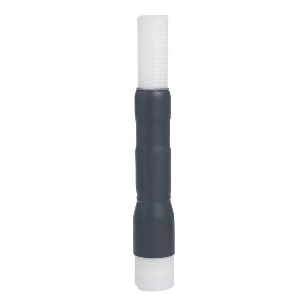7000058810 QT-III 7600-T-3-RJS Cold Shrink Termination Kit, 3 Pieces, For Use With Three Core Tape Shield, UniShield and Wire Shield Power Cable, Silicone Rubber, Black