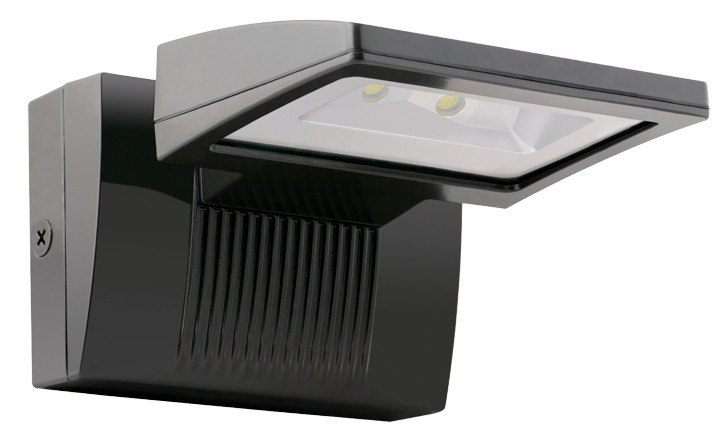 WPLED18/E Standard Wallpack With Standard Battery Backup, LED Lamp, 20 W Fixture, 120/208/240/277 VAC, Bronze Housing