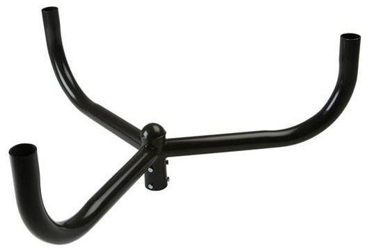 BULL3-120 Bullhorn Bracket With 1/2 in Nuts, Bolts, 3/16 in THK, For Use With Floodzilla, Megaflood, Flexflood Models and HID Floodlight Fixture, Fastened Mount, Steel