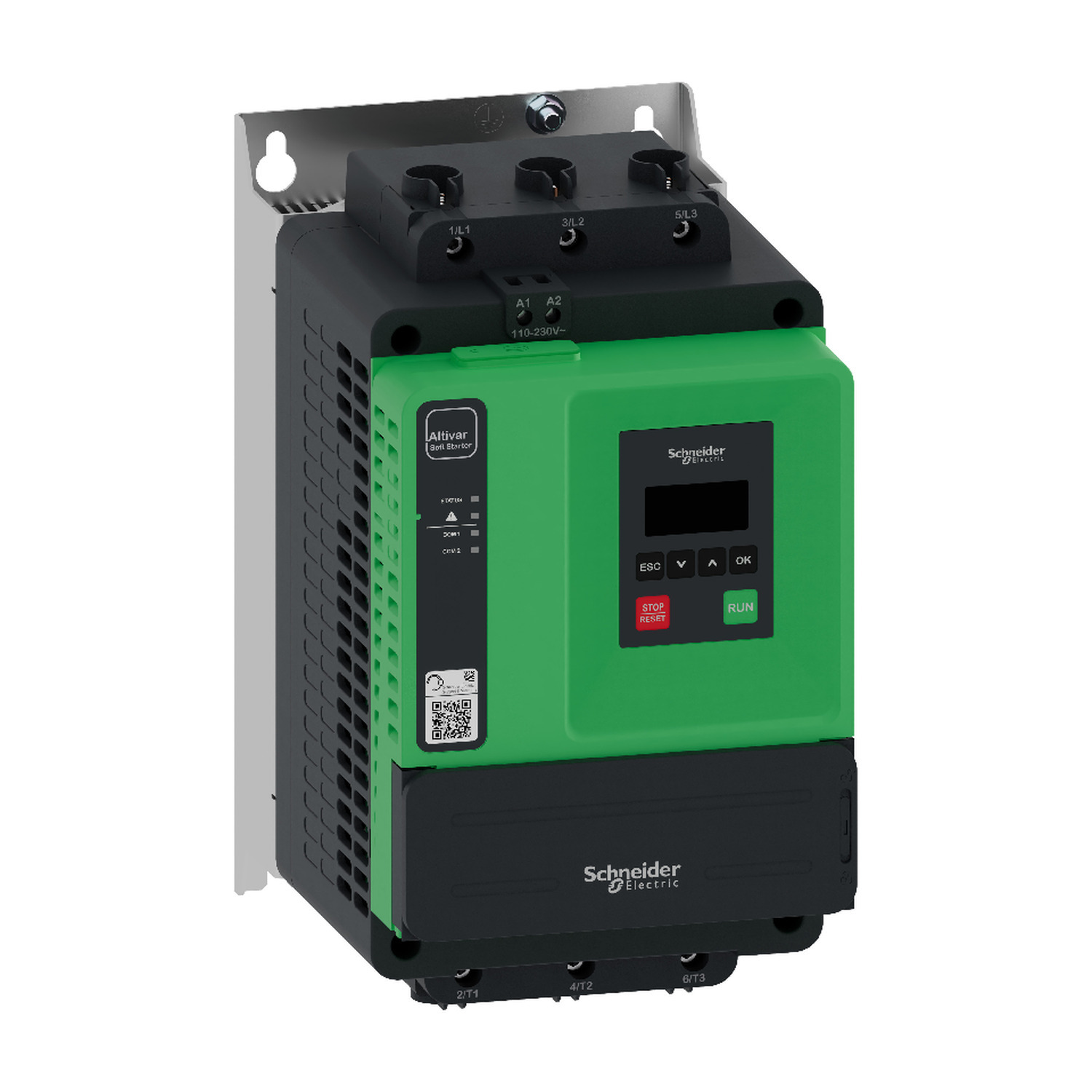 ATS430C11S6 ATS430 Soft Starter, 110 to 230 VAC V Coil, IP20 Enclosure
