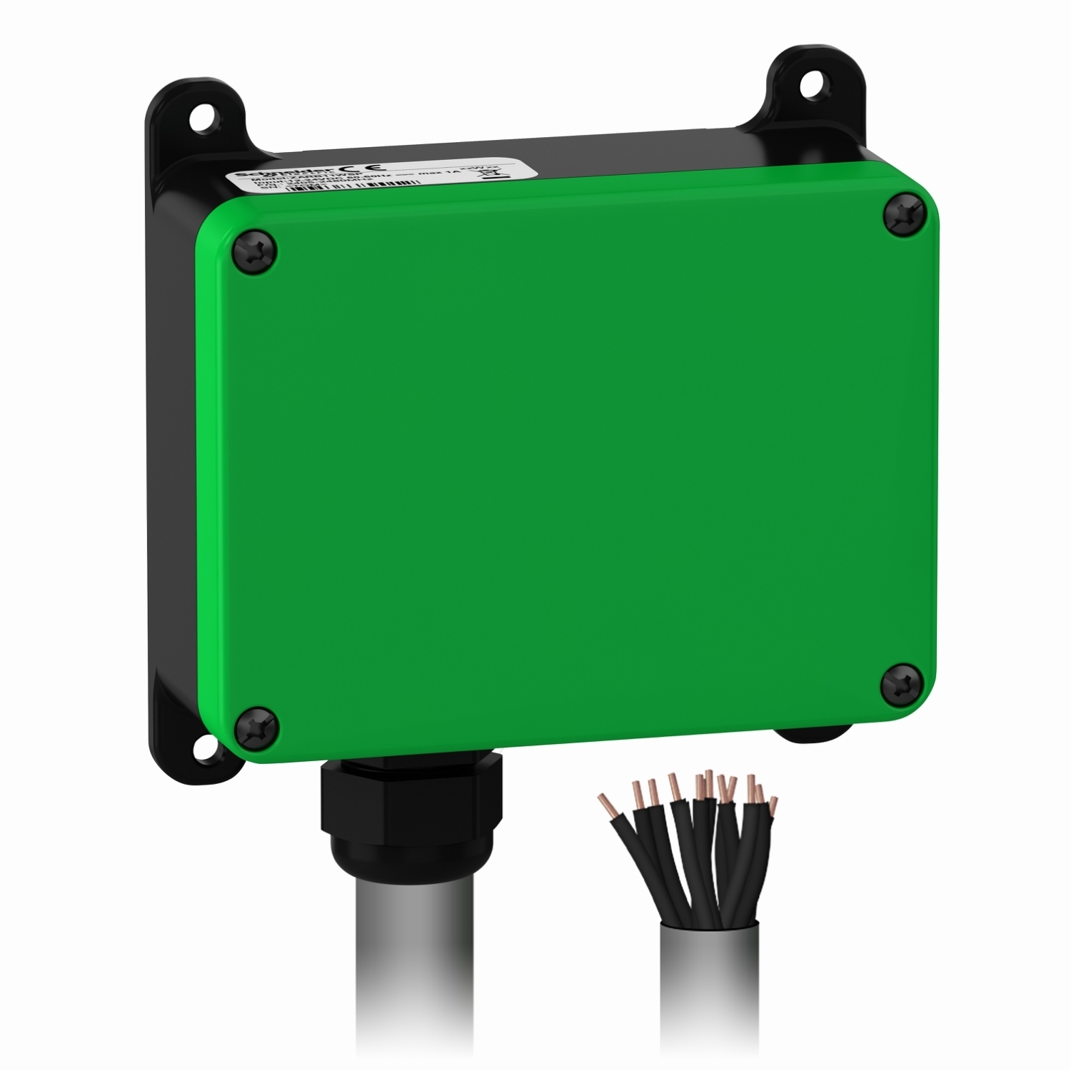 ZARB05WSP Cable Pre-Wired Receiver Base Station, For Use With Operator Control Stations, ABS/Polycarbonate