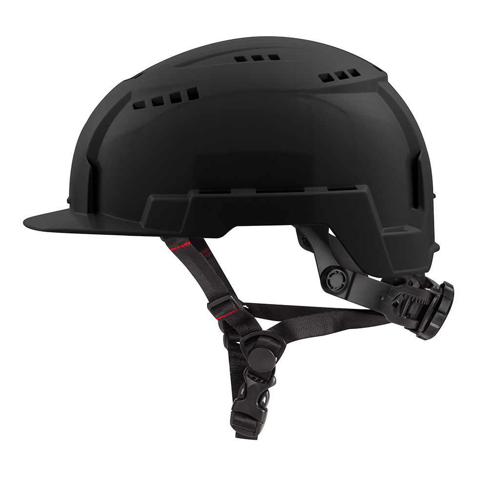 48-73-1330 Adjustable Front Brim Safety Helmet, LEXAN Polycarbonate, Padded Suspension, ANSI Electrical Class Rating: Class C, ANSI Impact Rating: Type II, Swing Wheel Ratchet Adjustment