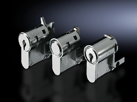 2468000 Pushbutton Standard Lock Insert, For Use With Ergoform S Lock System, Die Cast Zinc, Silver