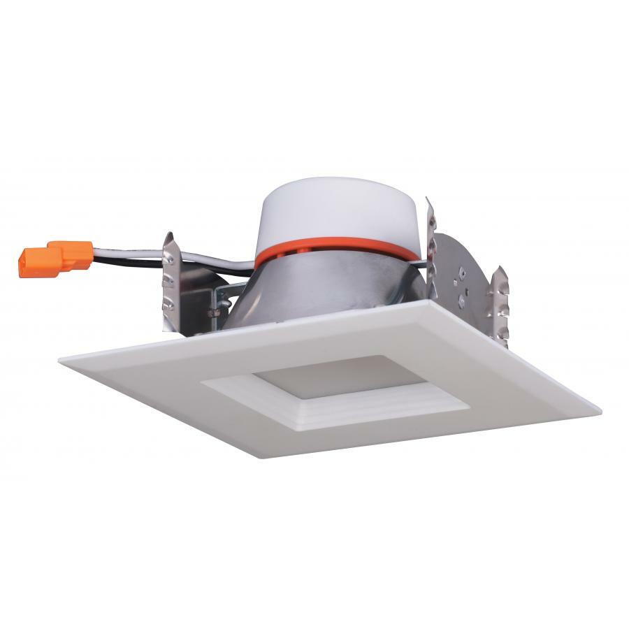 S29758 Dimmable LED Downlight Retrofit, 4 in Square Ceiling Opening, 120 V AC