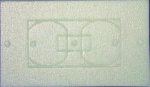 WPI100 Wall Plate Insulation Gasket, 1 Gangs, For Use With 1-Gang Regular Toggle or Duplex Receptacle and Decora Toggle or Duplex Receptacles, Polyethylene, Ivory