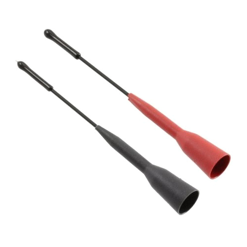 8845A-EFPT Extended Fire Retardant Fine Point Tip Adapter Set, For Use With 0.08 in OD Probe Tip, 300 V AC/DC Operating Voltage, 3 A Current, Polypropylene/Stainless Steel, Black/Red