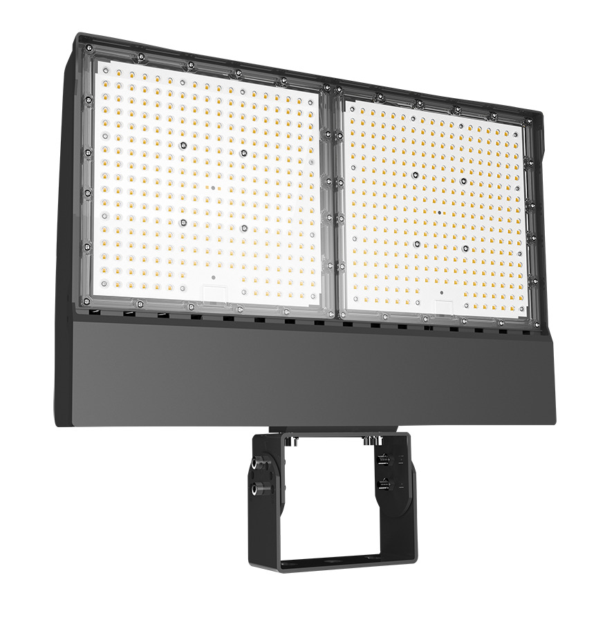 X17PA450T/PCT X17 Adjustable Floodlight, LED Lamp, 250 W Fixture, 120, 208, 240, 277 V, Bronze Housing