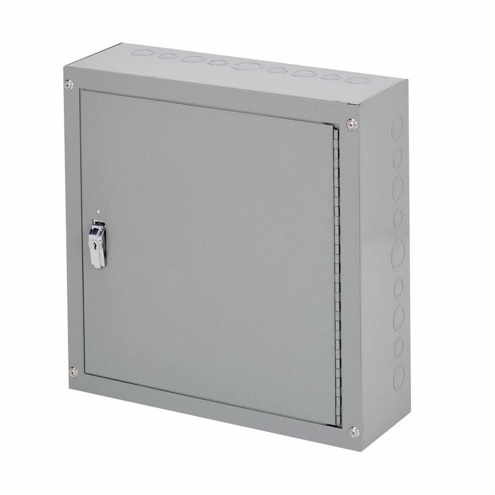 24186 TCS Continuous/Heavy Duty Butt Hinge Telephone Cabinet, 18 in W x 6 in D, NEMA 1/IP30 NEMA Rating, Steel