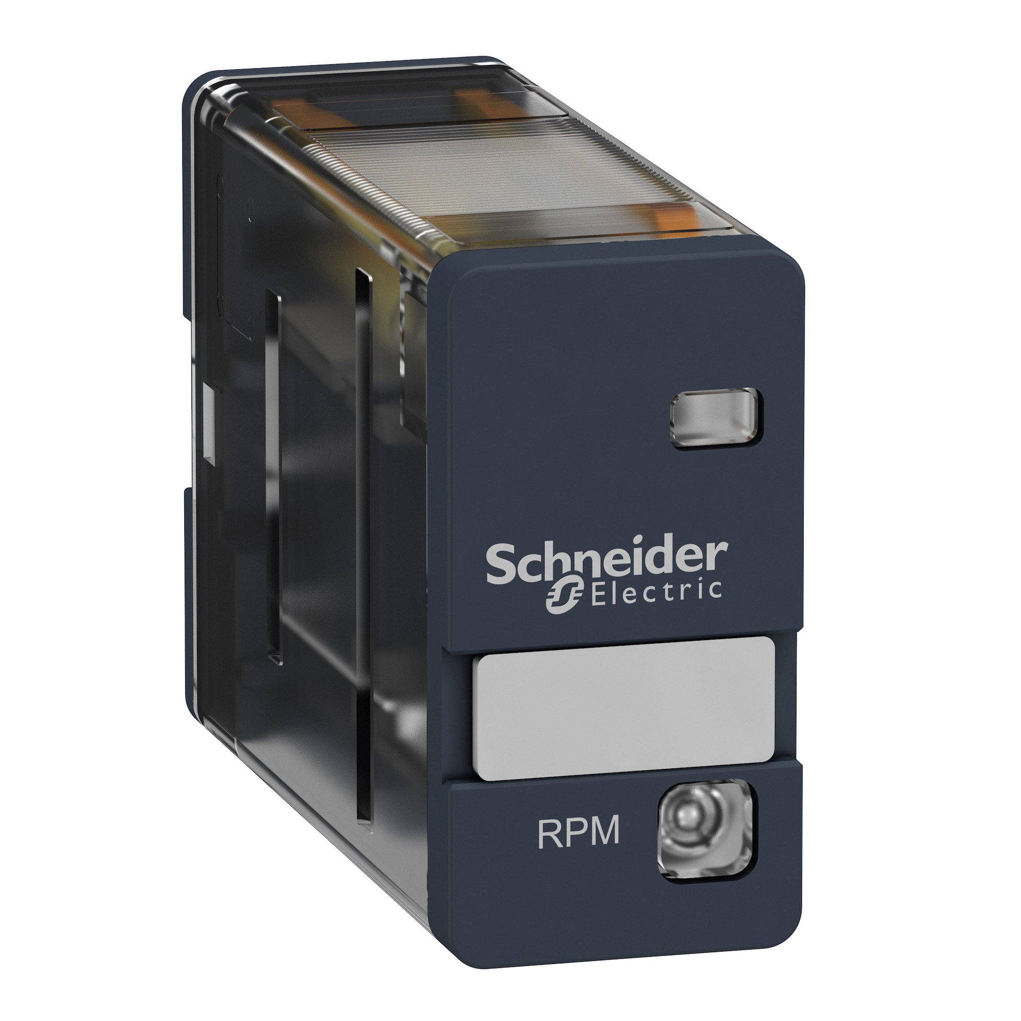 RPM13BD Zelio Power Relay With Adapter and LED, 15 A, 1CO 1 Form C SPDT Contact, 24 V DC V Coil