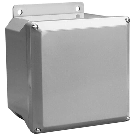 NS864 Carlon Nema Enclosure, 6 in W x 4 in D 8 in H, NEMA 1/2/3/3S/3X/3SX/4/4X/12 NEMA Rating, Polycarbonate
