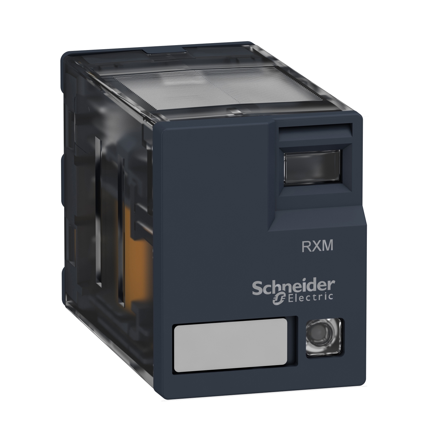 RXM4AB3BD Zelio Miniature Plug-In Relay, 6 A, 4NO-4NC 4 Form C 4PDT Contact, 24 V DC V Coil