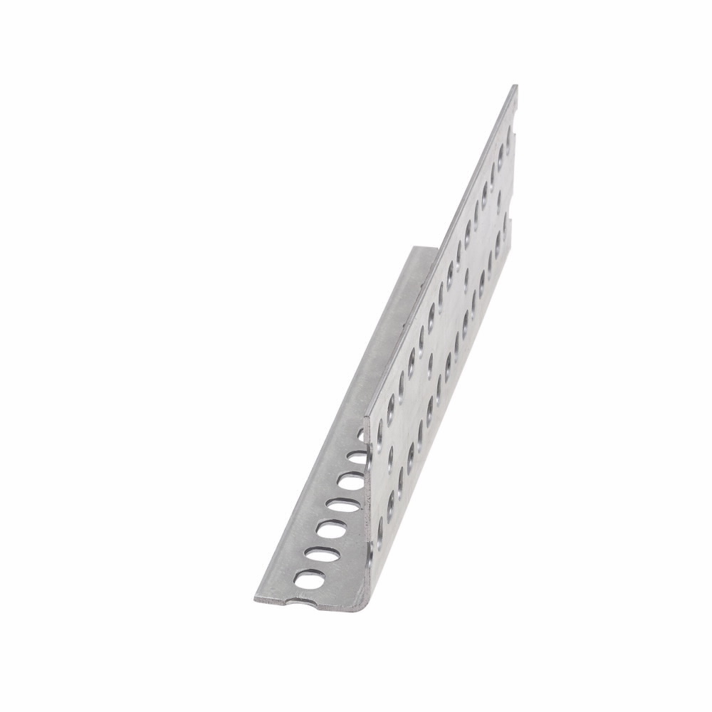 SA318-120ZN All Purpose Slotted Angle, 10 ft L x 1-5/8 in W, Steel