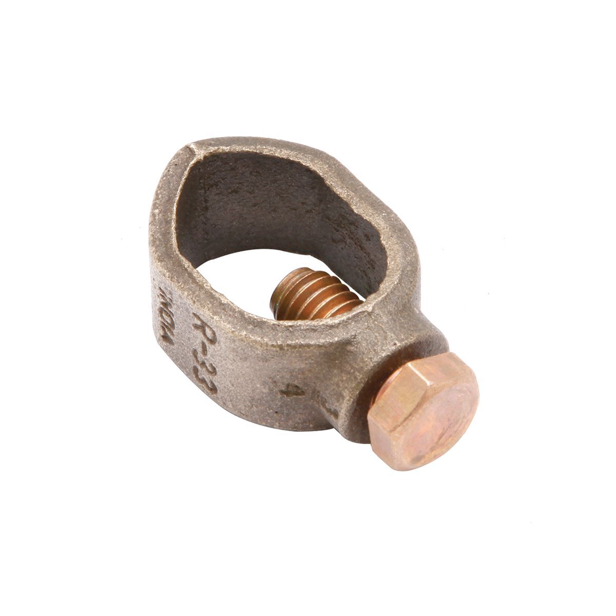 GRL5 Light Duty Mechanical Grounding Connector, 5/8 in Rod, 10 to 2 AWG Conductor, Copper