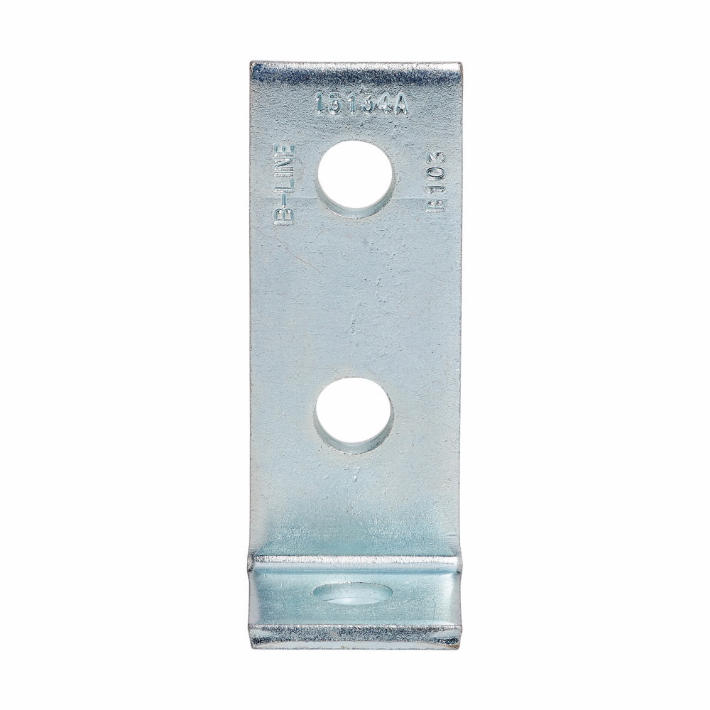 B103ZN 90 deg Corner Angle, 3 Holes, 4-1/8 in L x 1-5/8 in W x 7/32 in THK, Steel