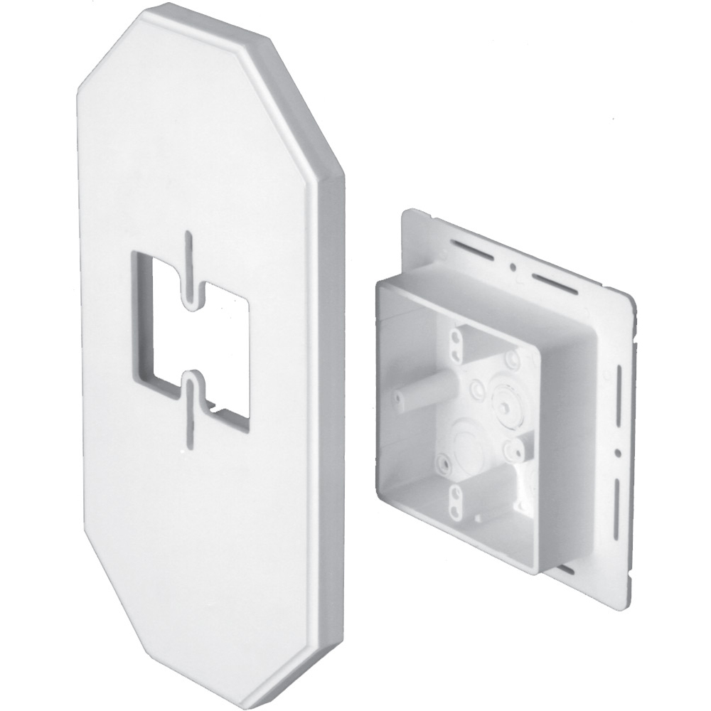 8091FDBL Siding Box Kit, Plastic, 24.5 cu-in Capacity, 13.49 in L x 7.142 in W x 1.819 in H