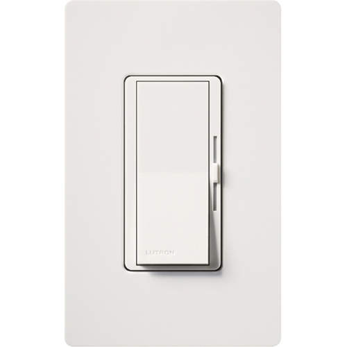 DVSCCL-153P-SW Diva LED+ Dimmer Switch, No Neutral Required, 150W LED, 1 Pole/3-Way, 120V, Snow