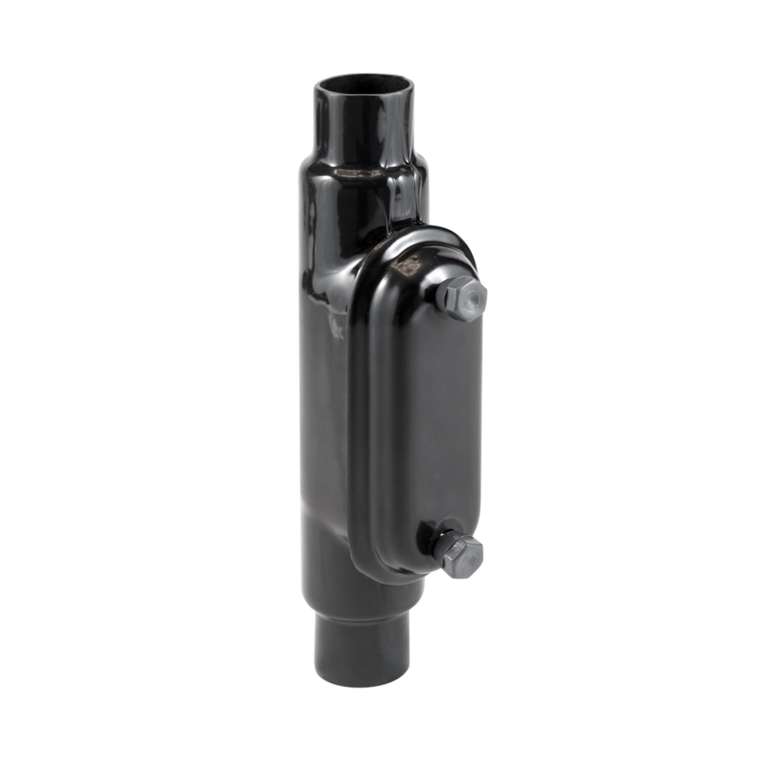 PV2000C68 Type-C Conduit Body With Cover, Screws, 2 in Hub, 8, Steel, Galvanized/PVC Coated
