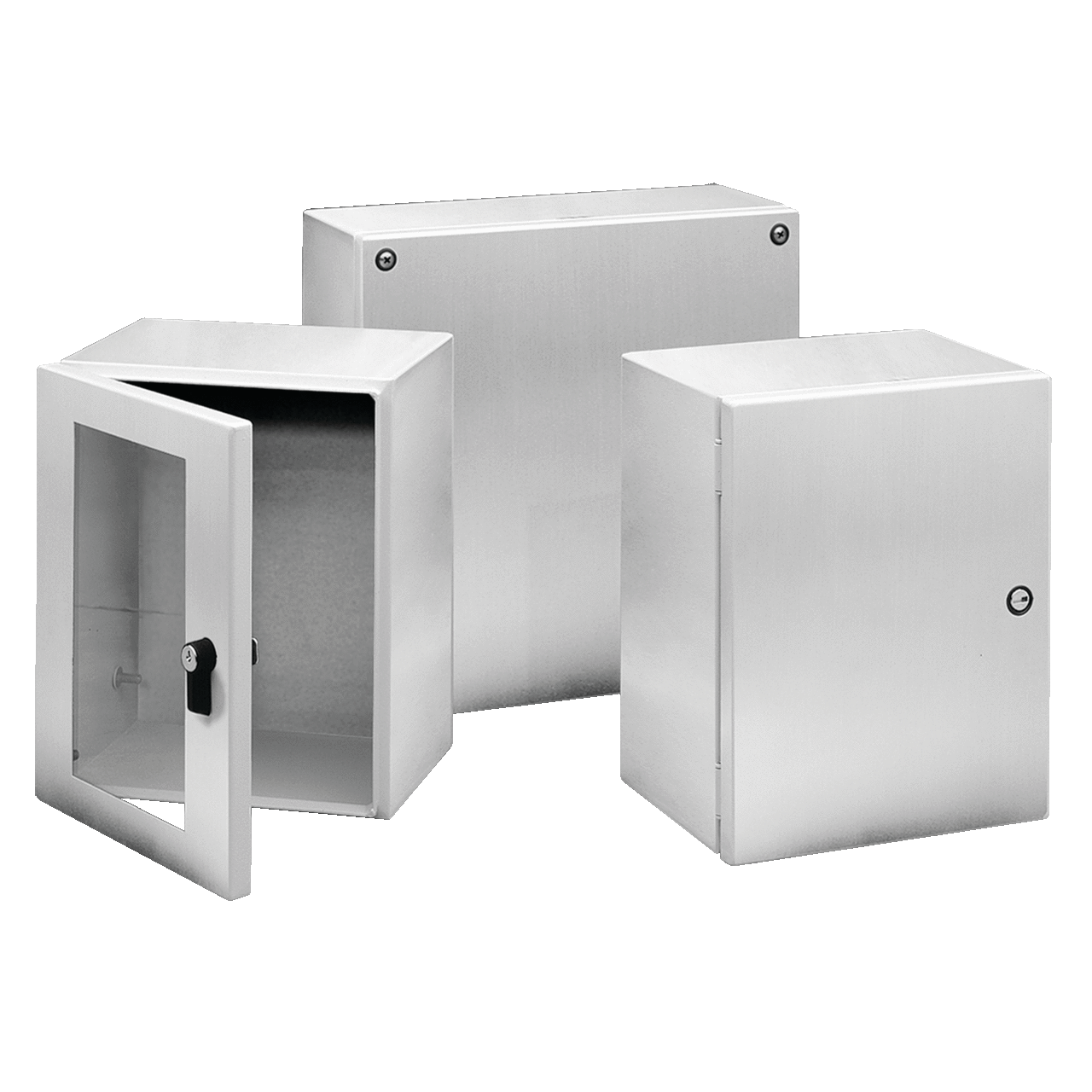 LHC252015SS InLine A54S Instrumentation Enclosure, 250 mm L x 200 mm W x 150 mm D, NEMA 4X/IP66 NEMA Rating, 304 Stainless Steel