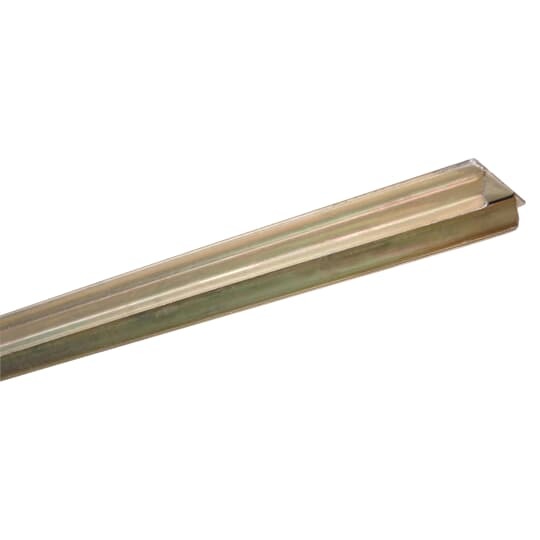 AB-844 Superstrut 800 Closure Strip, 10 ft L x 1-5/8 in W, For Use With Strut Channel, Surface Raceway and Lighting System, Steel, GoldGalv