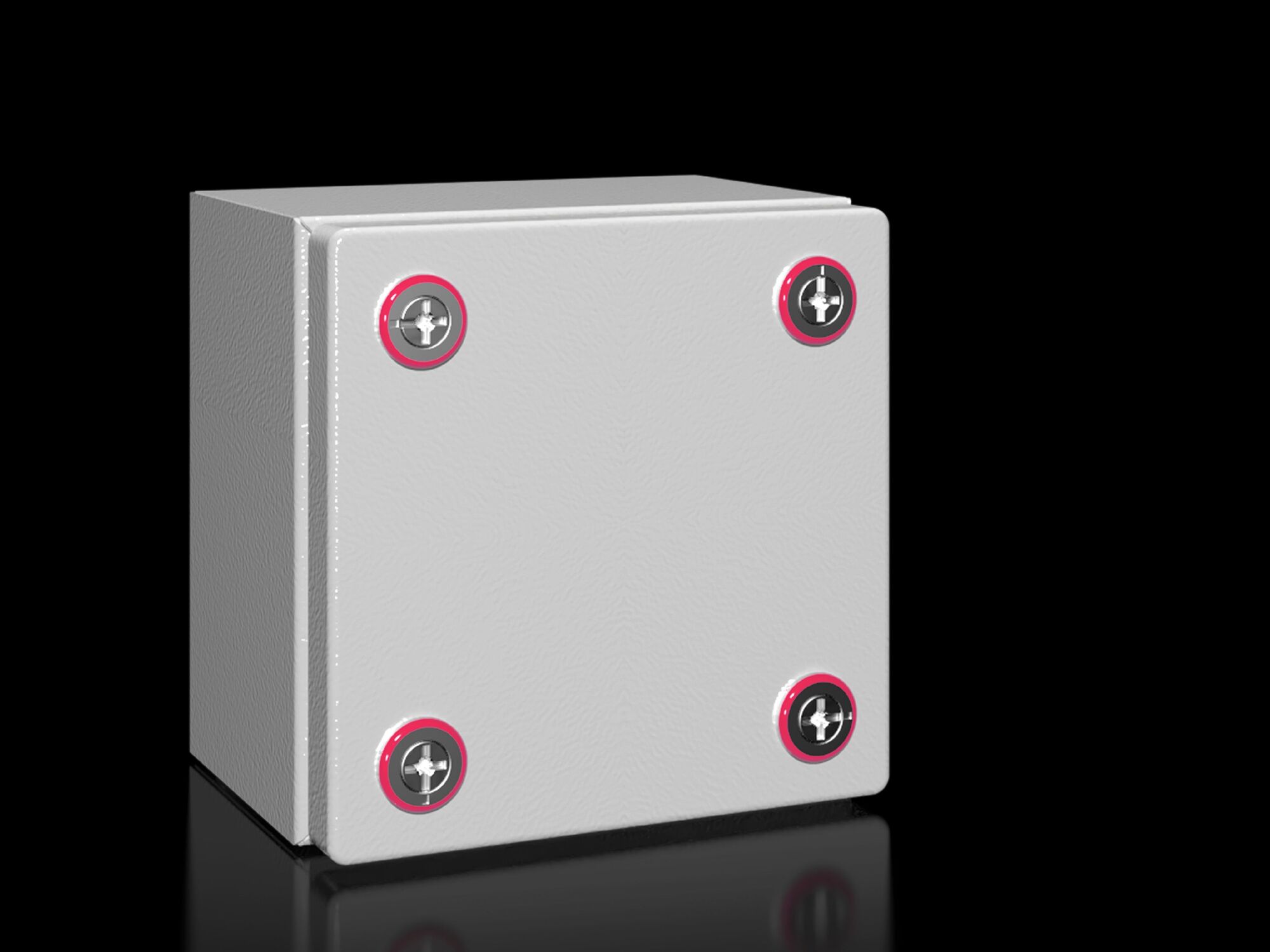 1500000 KX Series Small Terminal Box, 150 mm W x 120 mm D x 150 mm H, NEMA 4, Carbon Steel