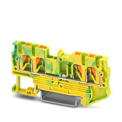 3209594 Protective Conductor Terminal Block, 26 to 12 AWG Wire, DIN Rail Mount