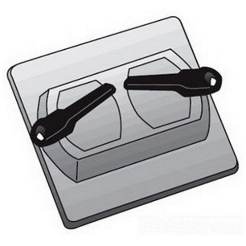 FS-2-WSCA Type FS-2 Cast Device Box Cover, Sand Cast Aluminum