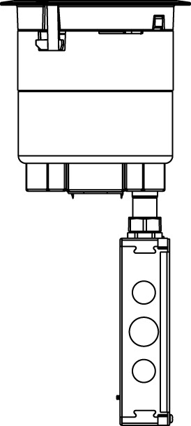 WLK 6IN PREWIRED SURF STYLE ASSEMBLY GY