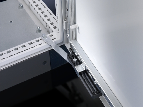 4583500 Door Stay With 180 deg Hinge, For Use With TS, SE, PC Series Baying Systems Enclosure, TS Carbon Steel/Stainless Steel Doors, Carbon Steel/Stainless Steel