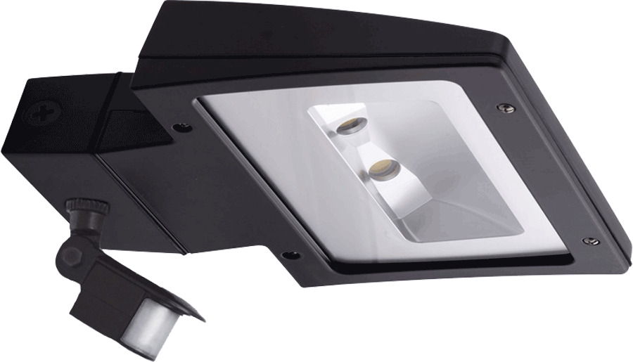 WPLED26NMS Wallpack, LED Lamp, 30 W Fixture, 100 to 240/277 VAC, Bronze/Polyester Powder Coated Housing