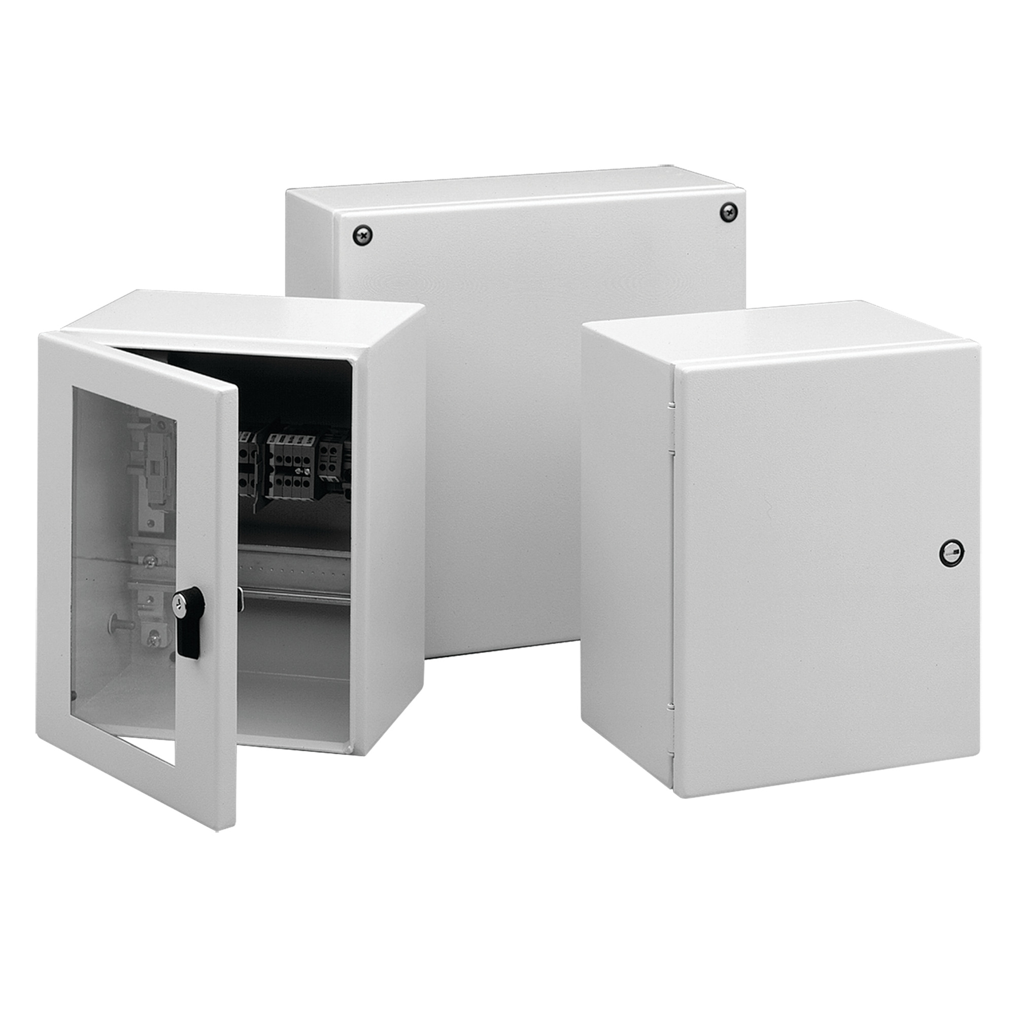 LHC201512 InLine A54 Enclosure, 200 mm L x 150 mm W x 120 mm D, NEMA 4 NEMA Rating, Steel