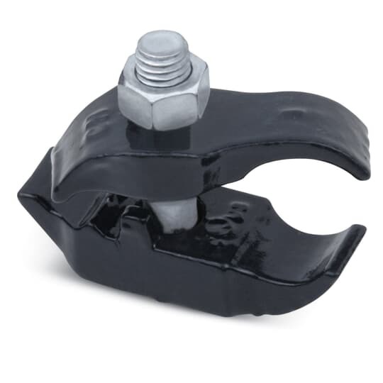 PAR1/2-G Ocal Parallel Beam Clamp, 1/2 in Conduit, Malleable Iron, PVC Coated