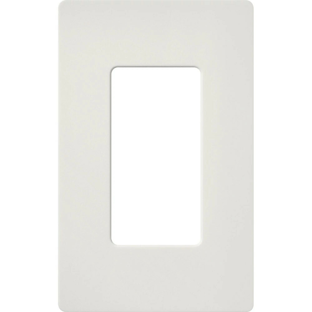 SC-1-LG Claro Wall Plate for Decorator-Style Dimmers, Switches, and Outlets, 1 Gang, Satin, Lunar Gray
