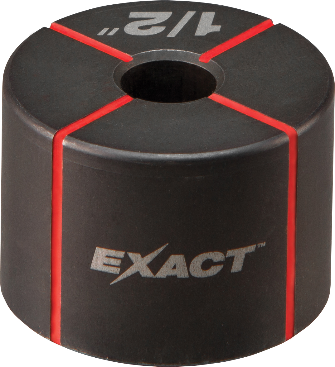 49-16-2693 M18 Exact Knockout Punch Set, 10 ga Mild Steel, 12 ga Stainless Steel Capacity, 14 Pieces, 1/2 to 2 in Conduit/Pipe, Mild Steel