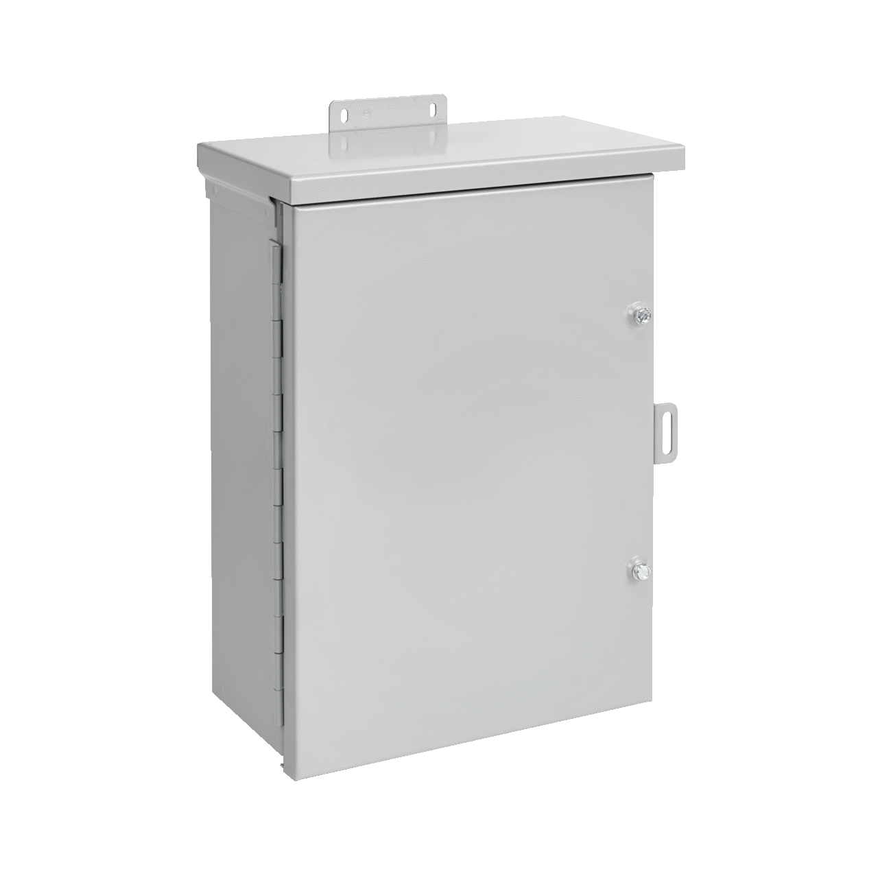 A18R186HCR A3M Medium Enclosure, 18 in L x 18 in W x 6 in D, NEMA 3R/IP32 NEMA Rating, Steel