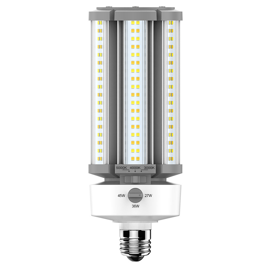 HIDFA-45S-E26-8CCT-BYP/5SP HIDFA Type B Retrofit Lamp, 45/36/27 W, 125/150/175 W Incandescent Equivalent, EX39 Lamp Base Lamp, Post Shape, 3645 to 6525 Lumens