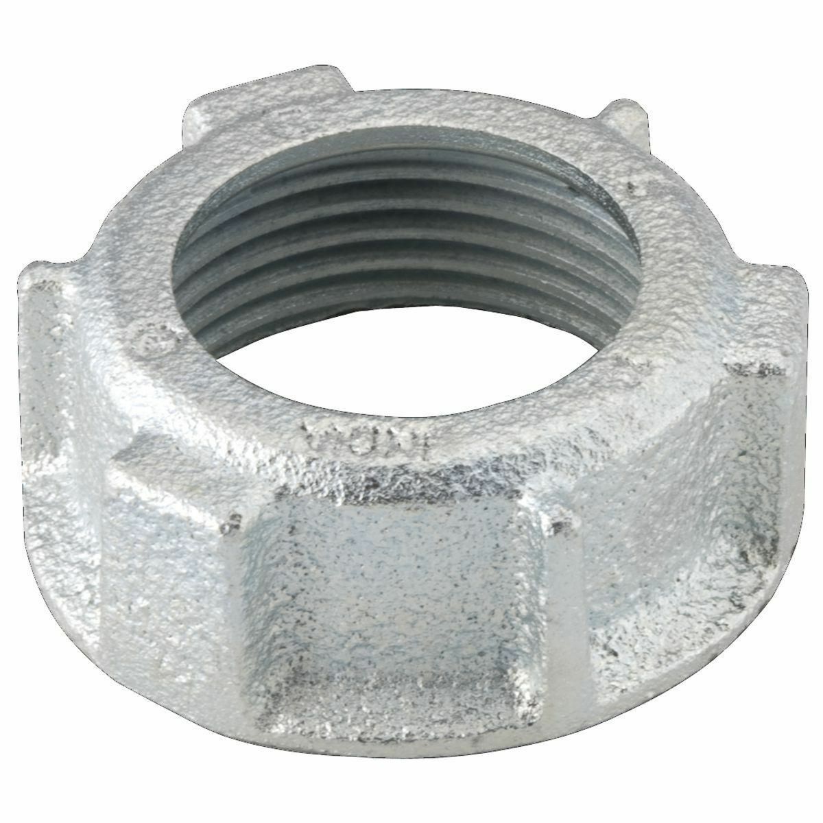 1104 Threaded Conduit Bushing, 1 in Trade, Iron, Electro-Plated Zinc