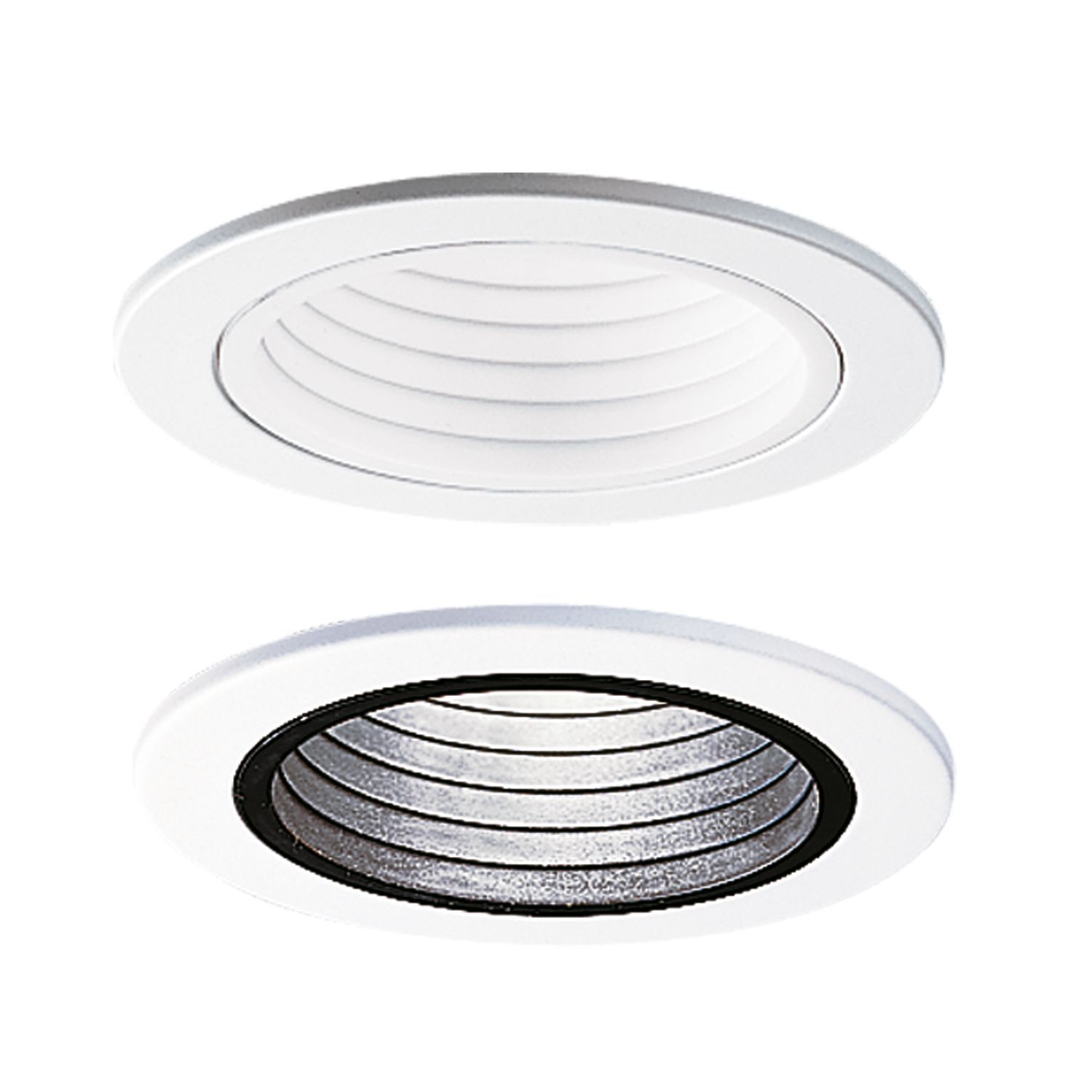 4001WB Halo Dome Low Profile Round Baffle Trim, 4 in ID x 5 in OD, Incandescent Lamp, For Use With 4000 Downlight, H99ICAT, E4ICATSB, H99TAT Housing and Recessed Downlight, Plastic