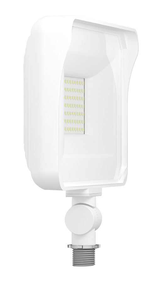 X34-65LW/120 X34 General Purpose Floodlight Fixture, LED Lamp, 67 W Fixture, 120, 208, 240, 277 V, White Housing