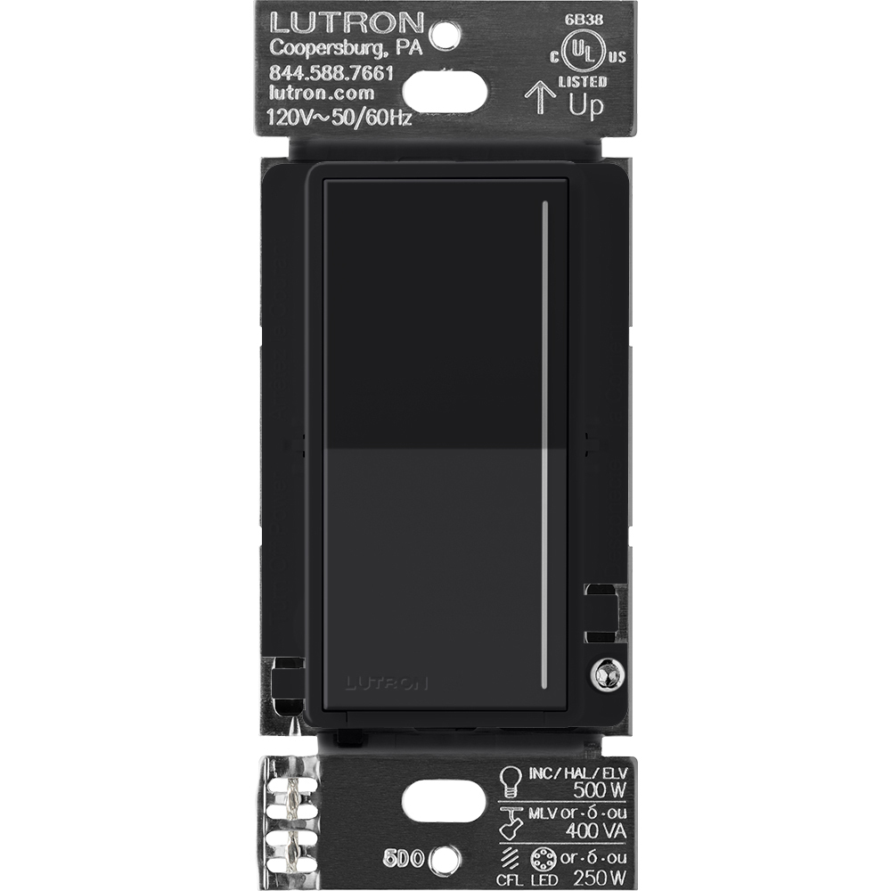 RRST-PRO-N-MN Sunnata RF PRO LED+ Touch Dimmer for RA3 Systems, Phase Selectable, LED/ ELV/ MLV, Neutral Required, 120V, Midnight