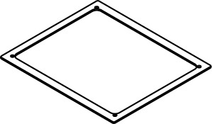 RFB119-TS RFB11 Unassembled Tile Spacer, Steel
