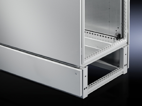 8600865 TS Series Cable Chamber, For Use With TS 8, SE 8 Series Enclosure, Sheet Steel, Light Gray